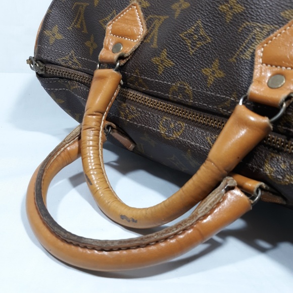 LOUIS VUITTON Monogram French Co. Speedy 35 Bag - Picture 6 of 8
